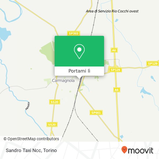 Mappa Sandro Taxi Ncc