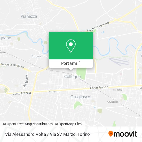 Mappa Via Alessandro Volta / Via 27 Marzo