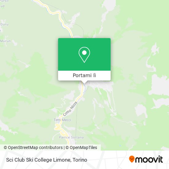 Mappa Sci Club Ski College Limone