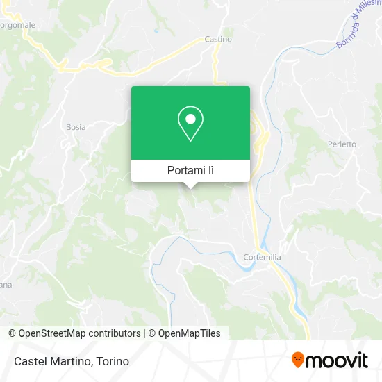 Mappa Castel Martino