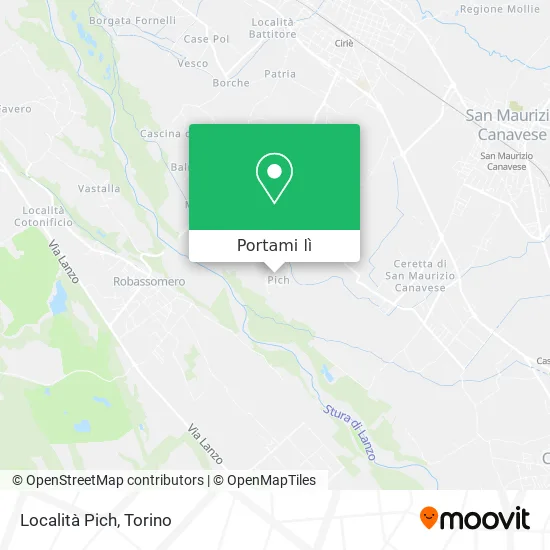 Mappa Località Pich