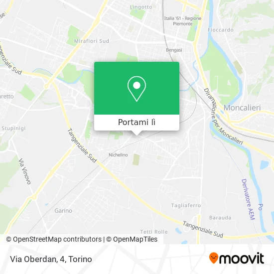 Mappa Via Oberdan, 4