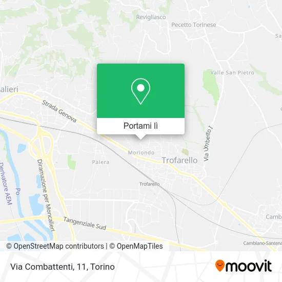 Mappa Via Combattenti, 11