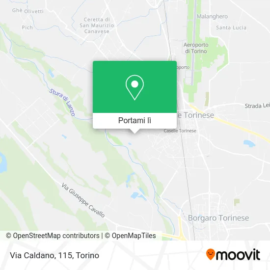 Mappa Via Caldano, 115