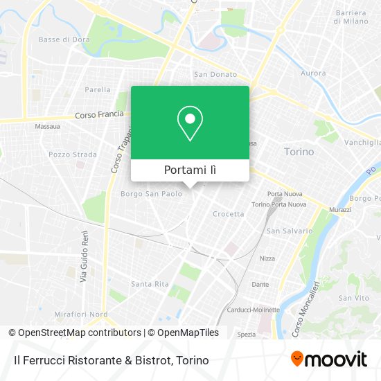 Mappa Il Ferrucci Ristorante & Bistrot