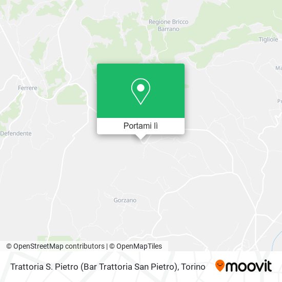 Mappa Trattoria S. Pietro (Bar Trattoria San Pietro)