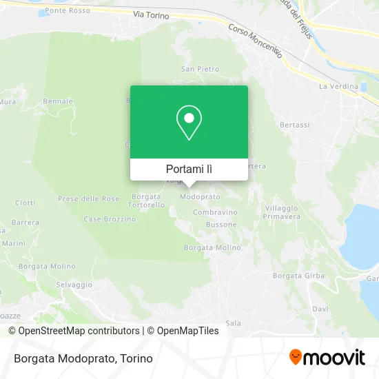 Mappa Borgata Modoprato