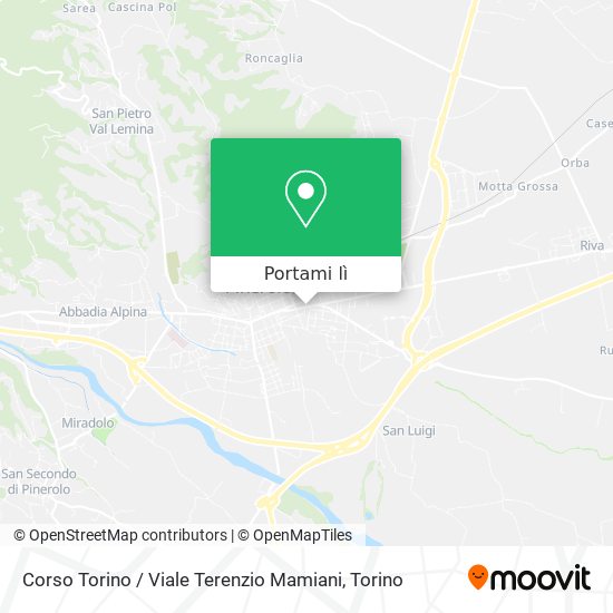 Mappa Corso Torino / Viale Terenzio Mamiani