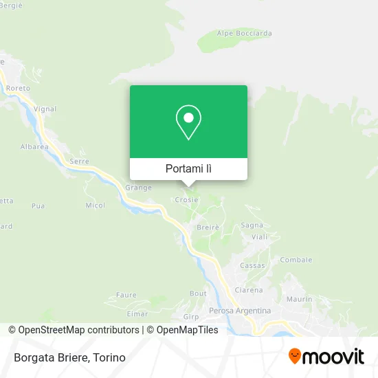 Mappa Borgata Briere