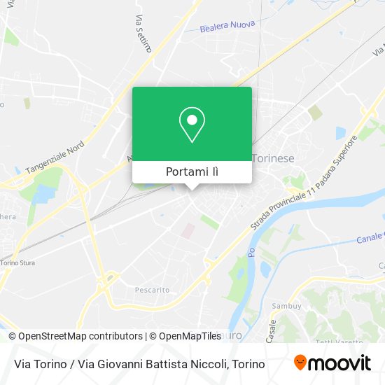 Mappa Via Torino / Via Giovanni Battista Niccoli
