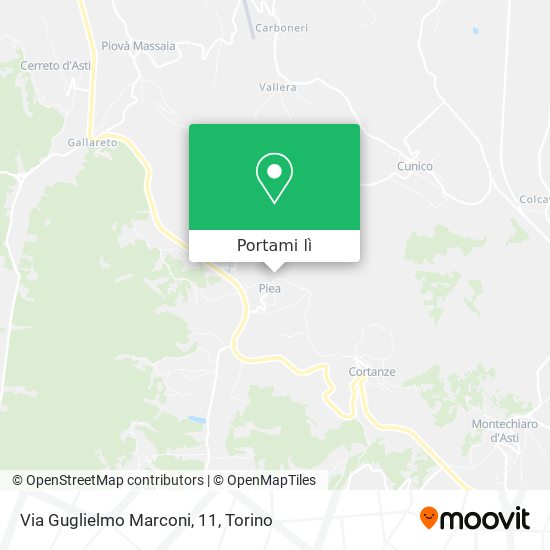 Mappa Via Guglielmo Marconi, 11