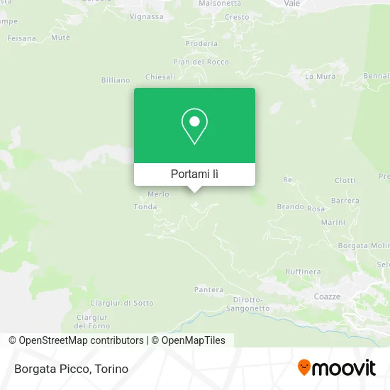 Mappa Borgata Picco