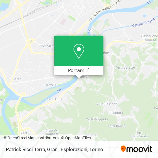 Mappa Patrick Ricci Terra, Grani, Esplorazioni