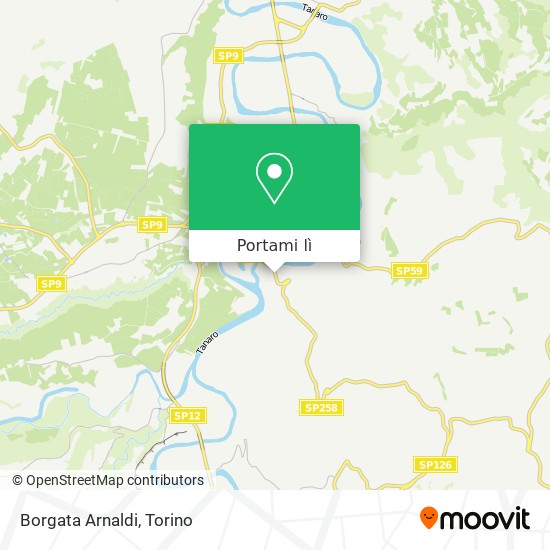 Mappa Borgata Arnaldi