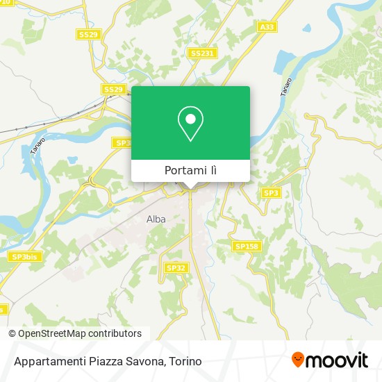 Mappa Appartamenti Piazza Savona