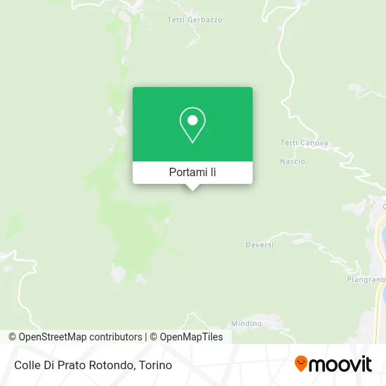 Mappa Colle Di Prato Rotondo