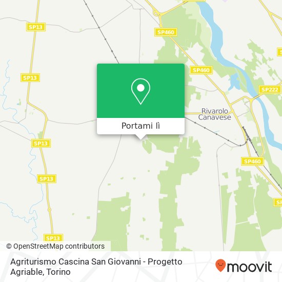 Mappa Agriturismo Cascina San Giovanni - Progetto Agriable