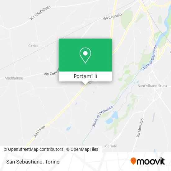 Mappa San Sebastiano