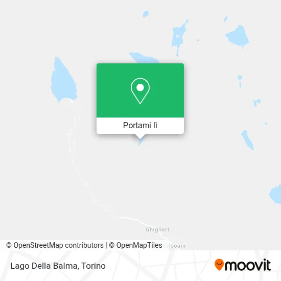Mappa Lago Della Balma