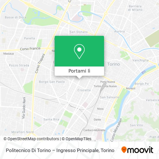 Mappa Politecnico Di Torino – Ingresso Principale