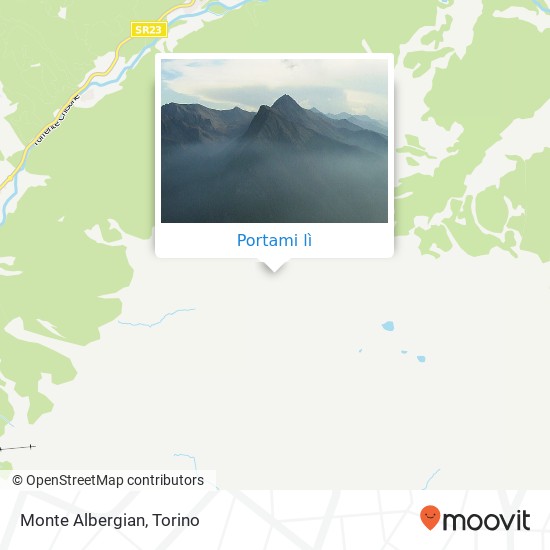 Mappa Monte Albergian