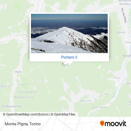 Mappa Monte Pigna