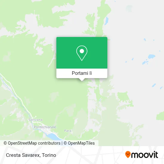 Mappa Cresta Savarex