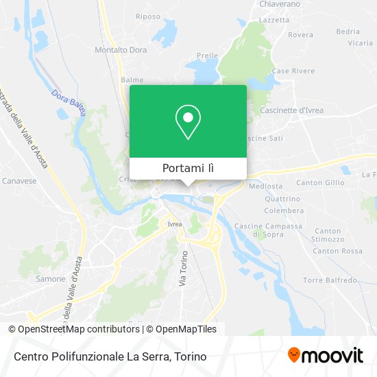 Mappa Centro Polifunzionale La Serra