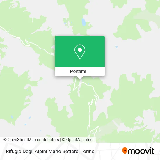 Mappa Rifugio Degli Alpini Mario Bottero