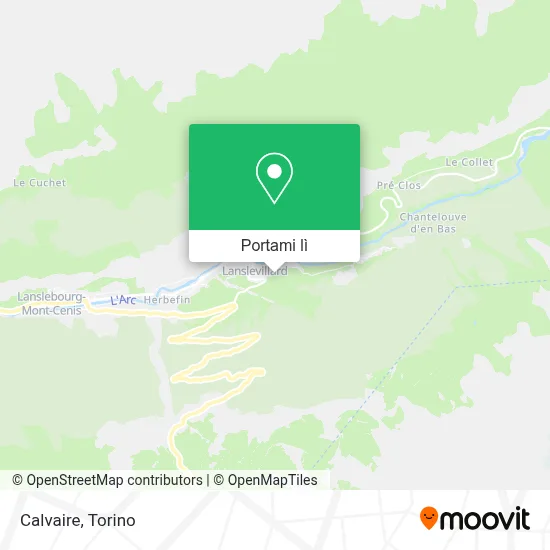 Mappa Val Cenis Lanslevillard
