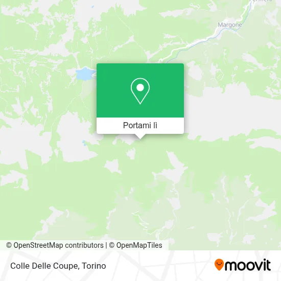 Mappa Colle Delle Coupe