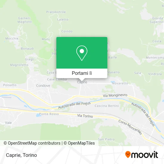 Mappa Caprie