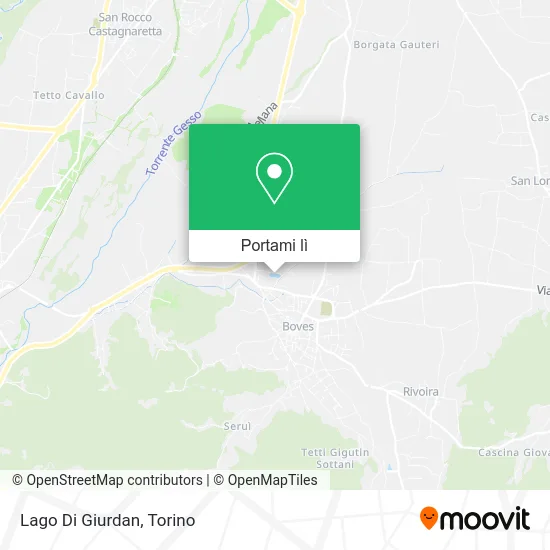 Mappa Lago Di Giurdan