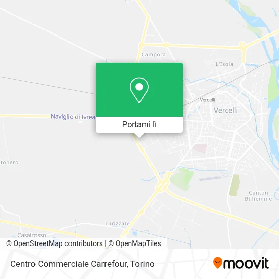 Mappa Centro Commerciale Carrefour