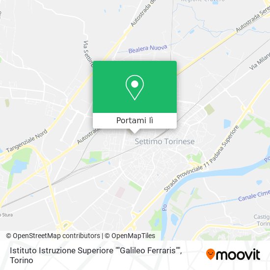 Mappa Istituto Istruzione Superiore ""Galileo Ferraris""