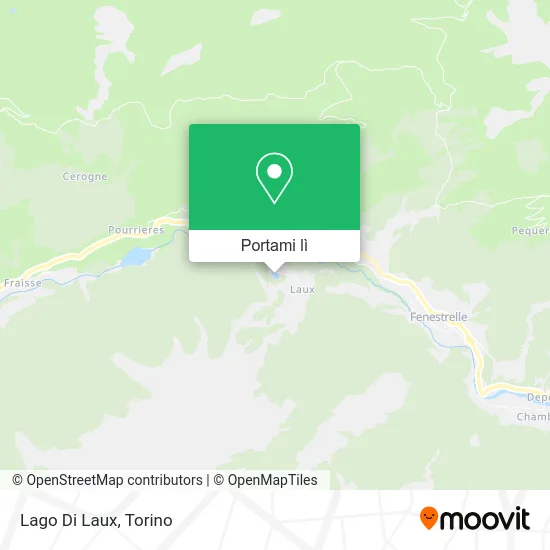 Mappa Lago Di Laux