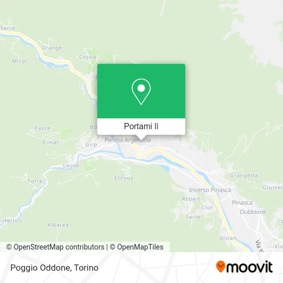 Mappa Poggio Oddone