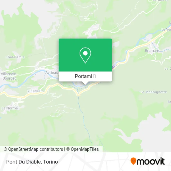 Mappa Pont Du Diable