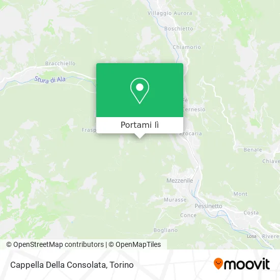 Mappa Cappella Della Consolata