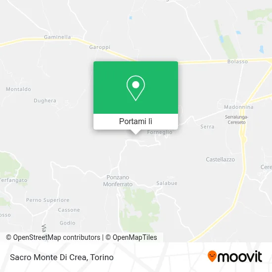 Mappa Sacro Monte Di Crea
