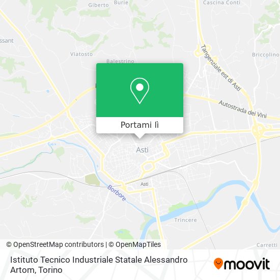 Mappa Istituto Tecnico Industriale Statale Alessandro Artom