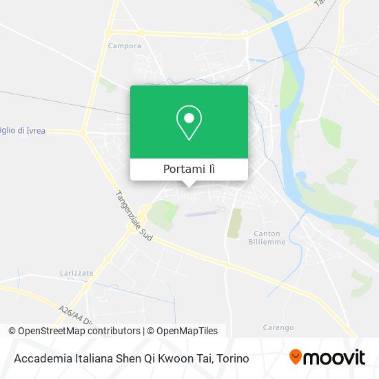 Mappa Accademia Italiana Shen Qi Kwoon Tai