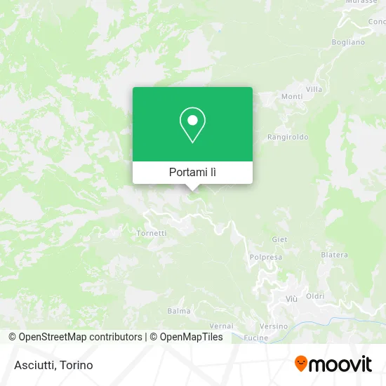 Mappa Asciutti