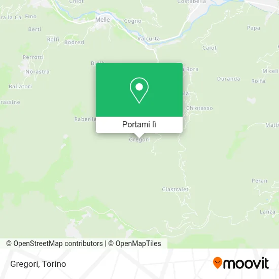 Mappa Gregori