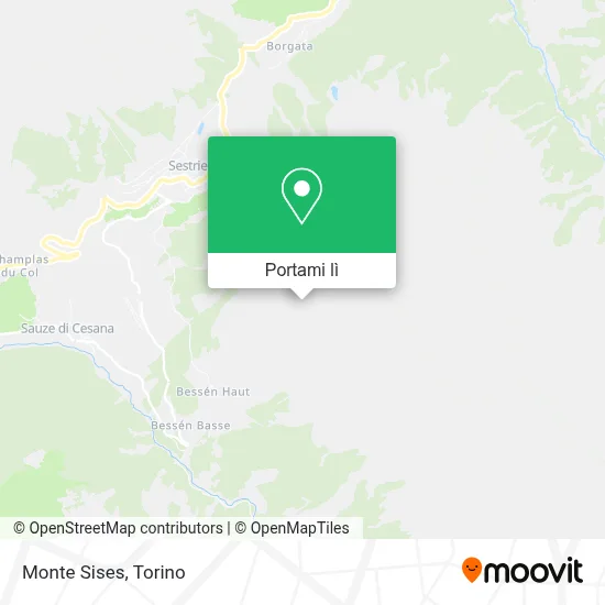 Mappa Monte Sises