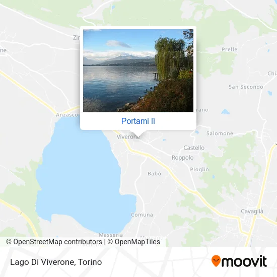 Mappa Lago Di Viverone