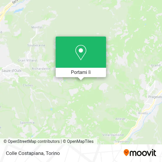 Mappa Colle Costa Piana