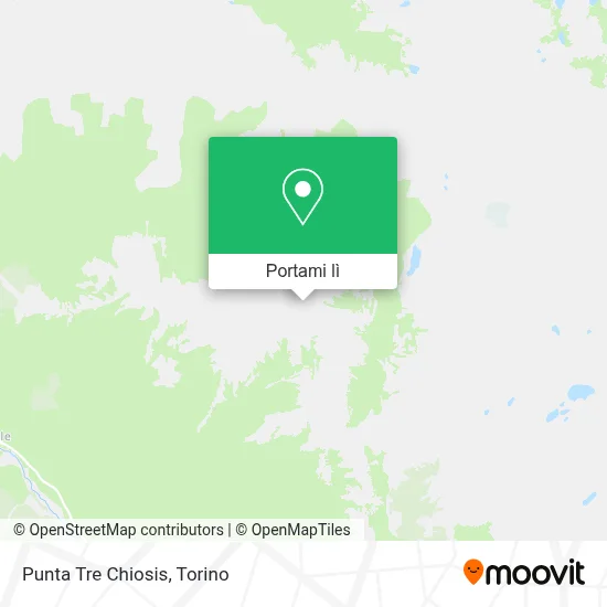 Mappa Punta Tre Chiosis