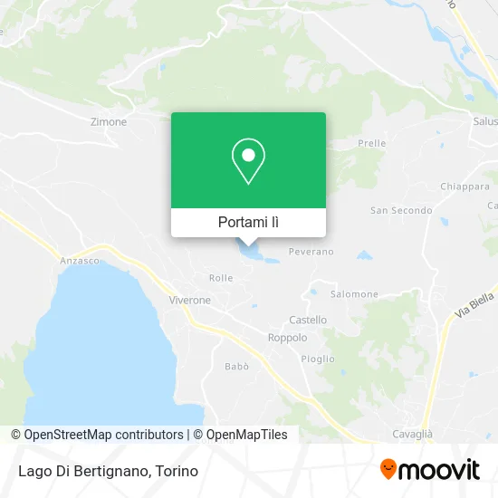 Mappa Lago Di Bertignano