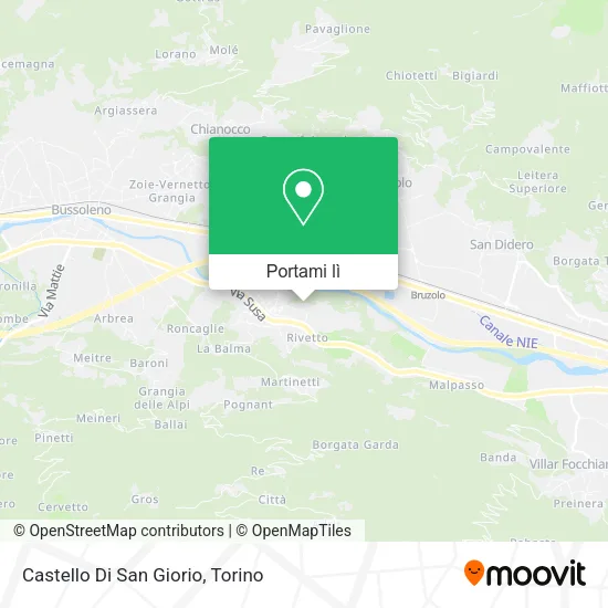 Mappa Castello Di San Giorio